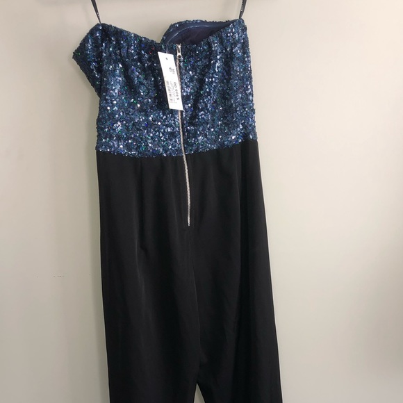 Sequin Top Jumpsuit - Picture 3 of 5